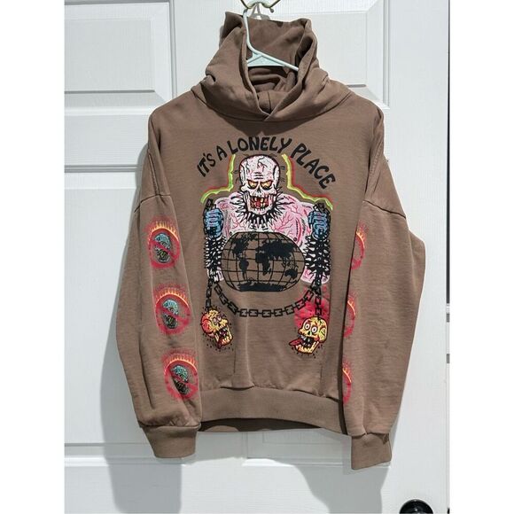 Supcable Kanye West X XXXTentacion It's A Lonely Place Hoodie Sweatshirt Medium - Picture 4 of 16